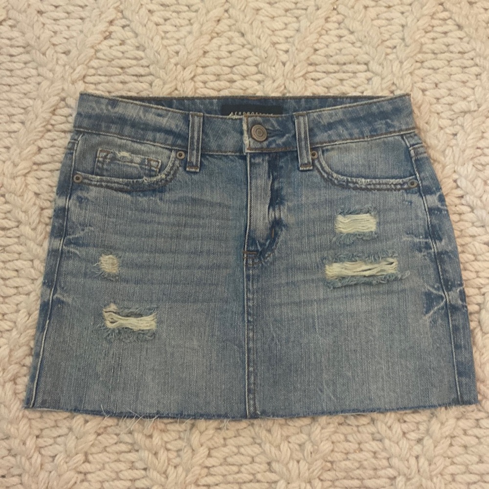 Aeropostale Mini Jean Skirt